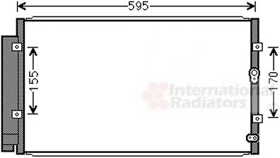 VAN WEZEL 51005102 -  Конденсатор, кондиционер